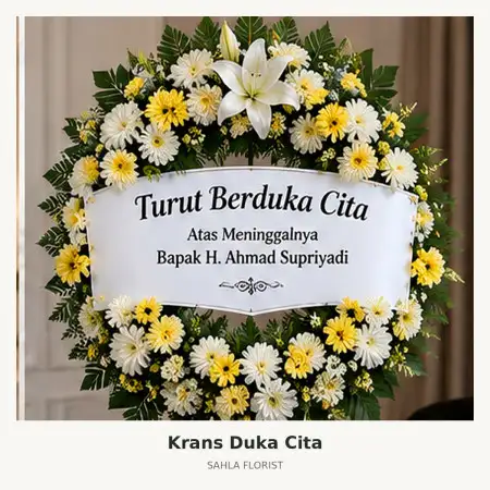 Krans Bunga Duka Boyolali
